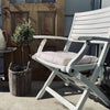 Gartenkissen Futon – Rosa gestreift 40×40
