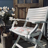 Futon-Gartenkissen – Große Blumen 40×40