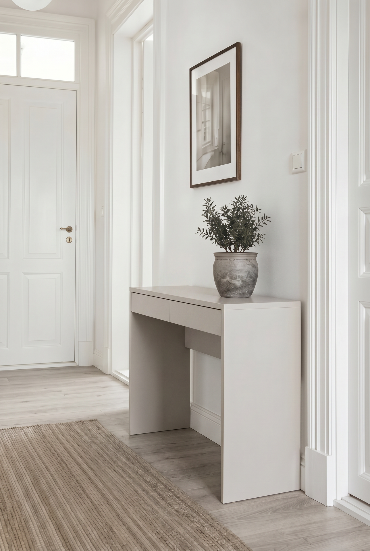 Schreibtisch mit 2 Schubladen - Cashmere