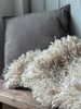 Imitiertes Lammfell - Beige Kräuselung