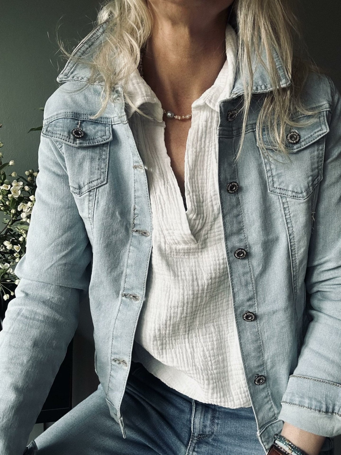 Jakke Alina Denim - VIAMAJA.DK