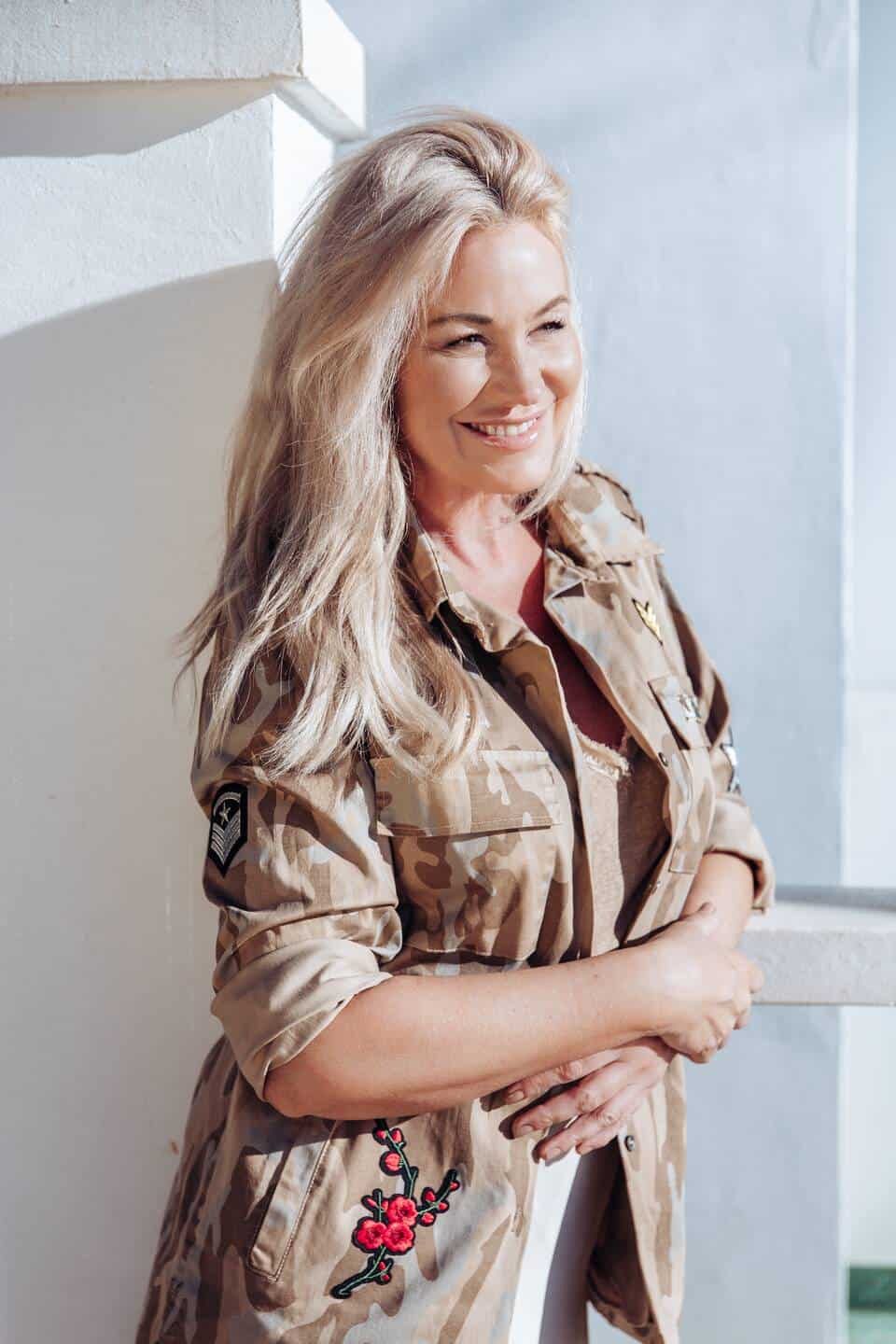 Jakke Army flotte lyse farver - VIAMAJA.DK