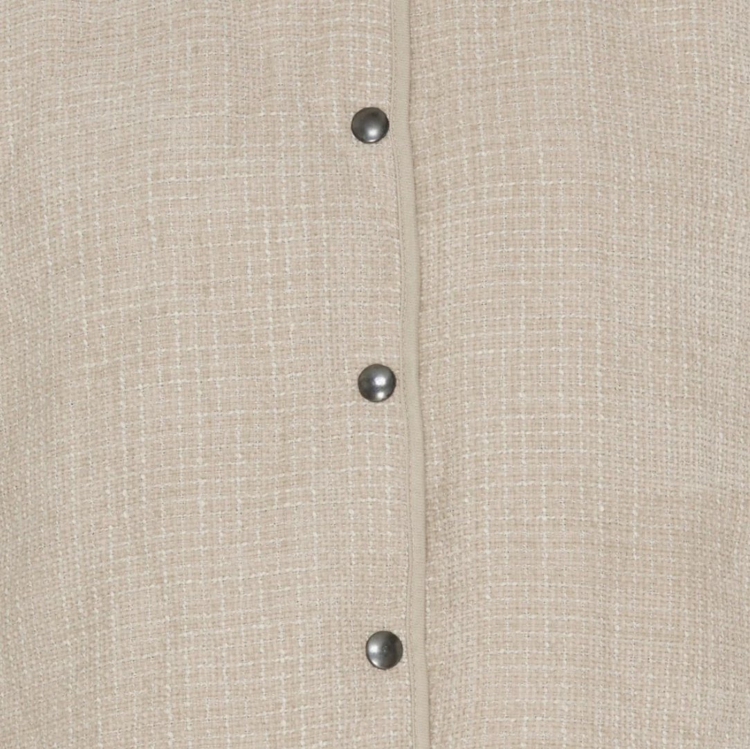 Jakke Quilt beige - VIAMAJA.DK