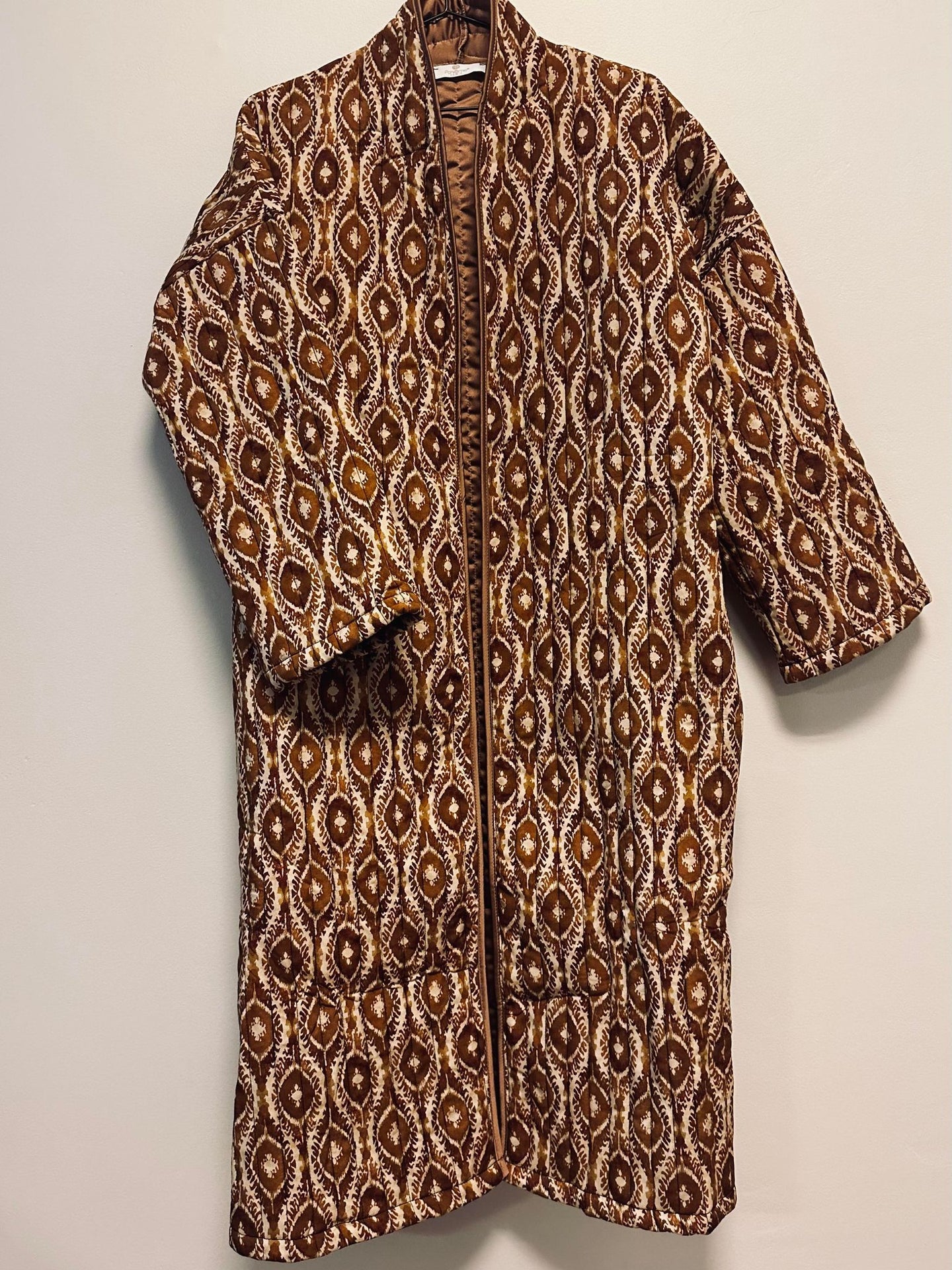 Jakke Quilt cognac - VIAMAJA.DK