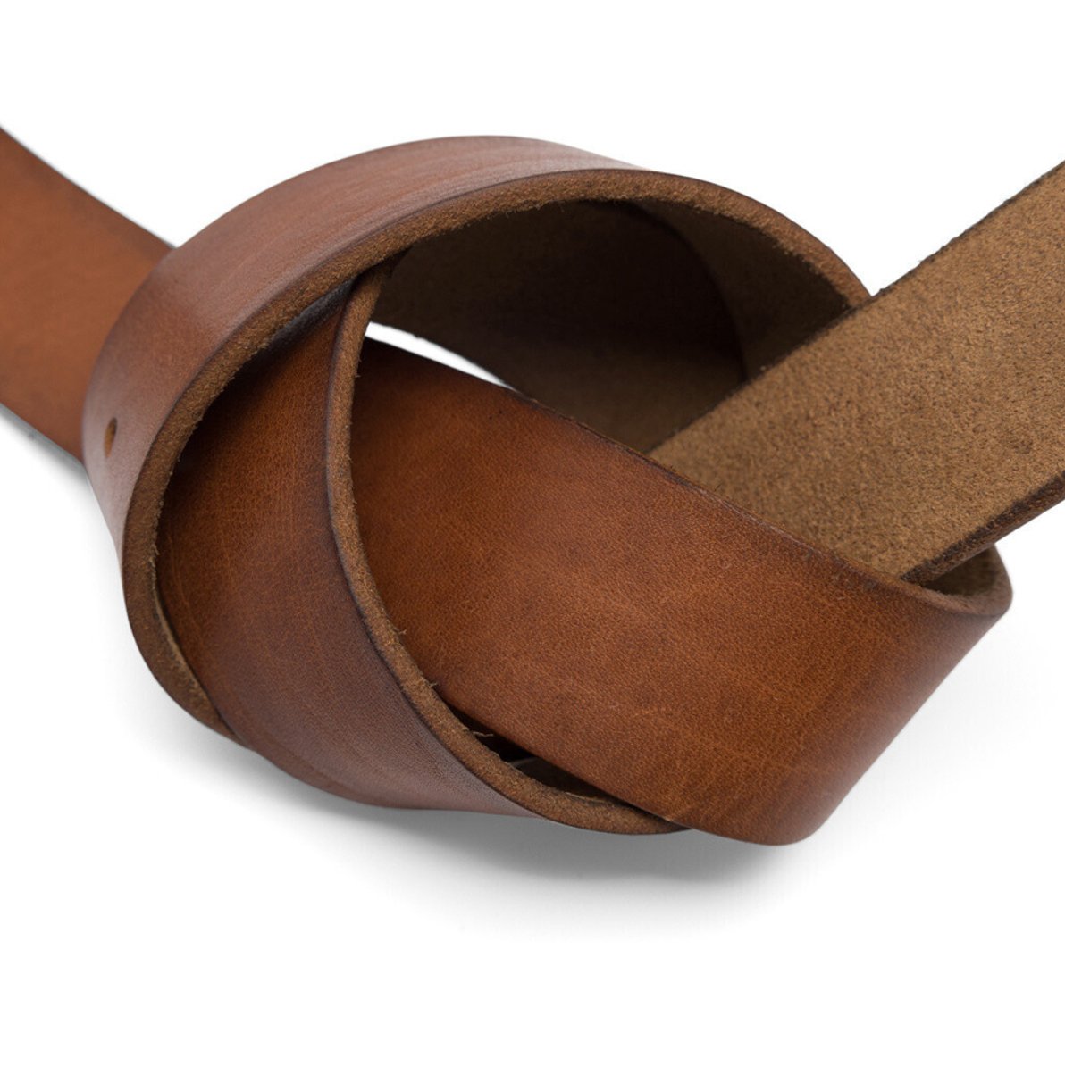Jeans bælte - Cognac - VIAMAJA.DK