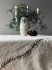 Weihnachtstischdecke aus Leinenmix - Ø 150 cm
