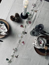 Weihnachtstischdecke aus recycelter Baumwolle - mehrere Groessen