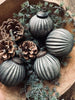 Weihnachtskugeln 4 Stk. Mundgeblasenes Glas - Antik