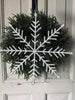 Weihnachtsanhänger 35cm Schneeflocke White mix