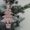 Weihnachtsbaum-Glitzer Champagner