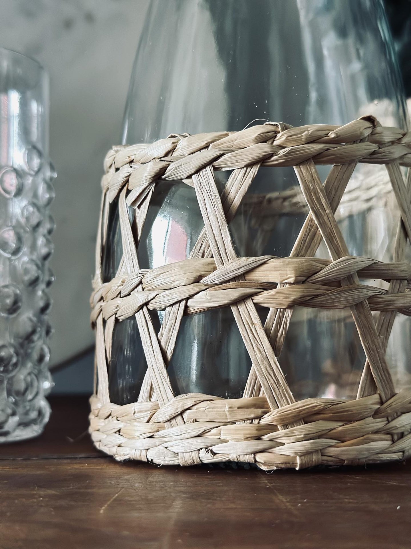 Karaffel med rattan - 1200 ml - VIAMAJA.DK