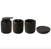 Keramikserie Black Zen in Keramik - 4 Teile