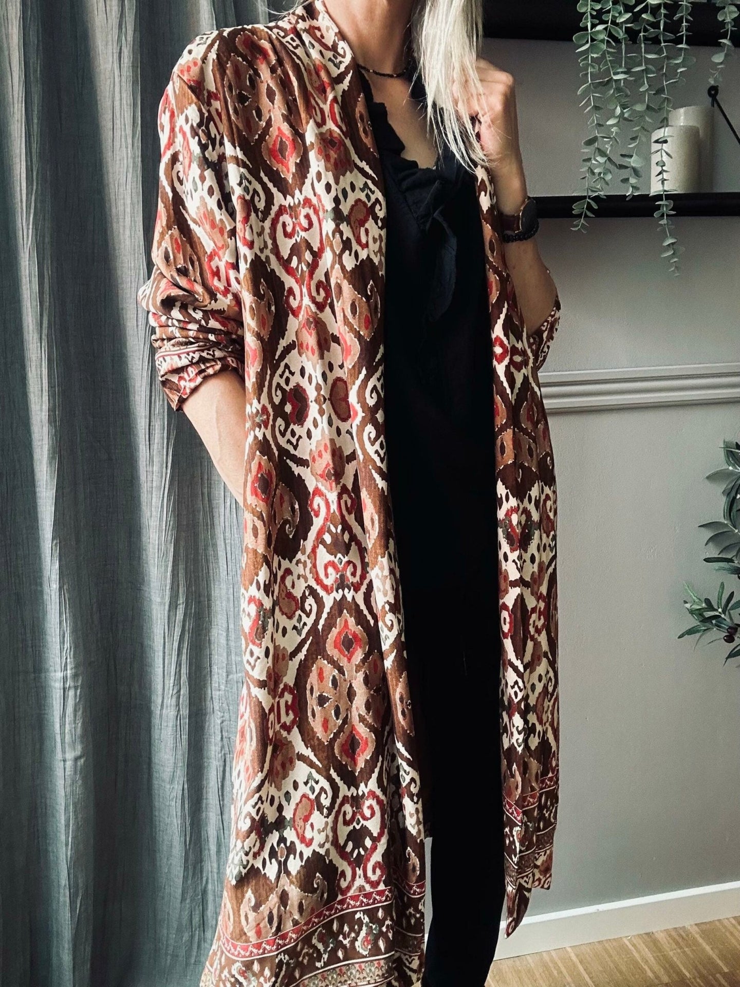 Kimono Boheme Dark - VIAMAJA.DK