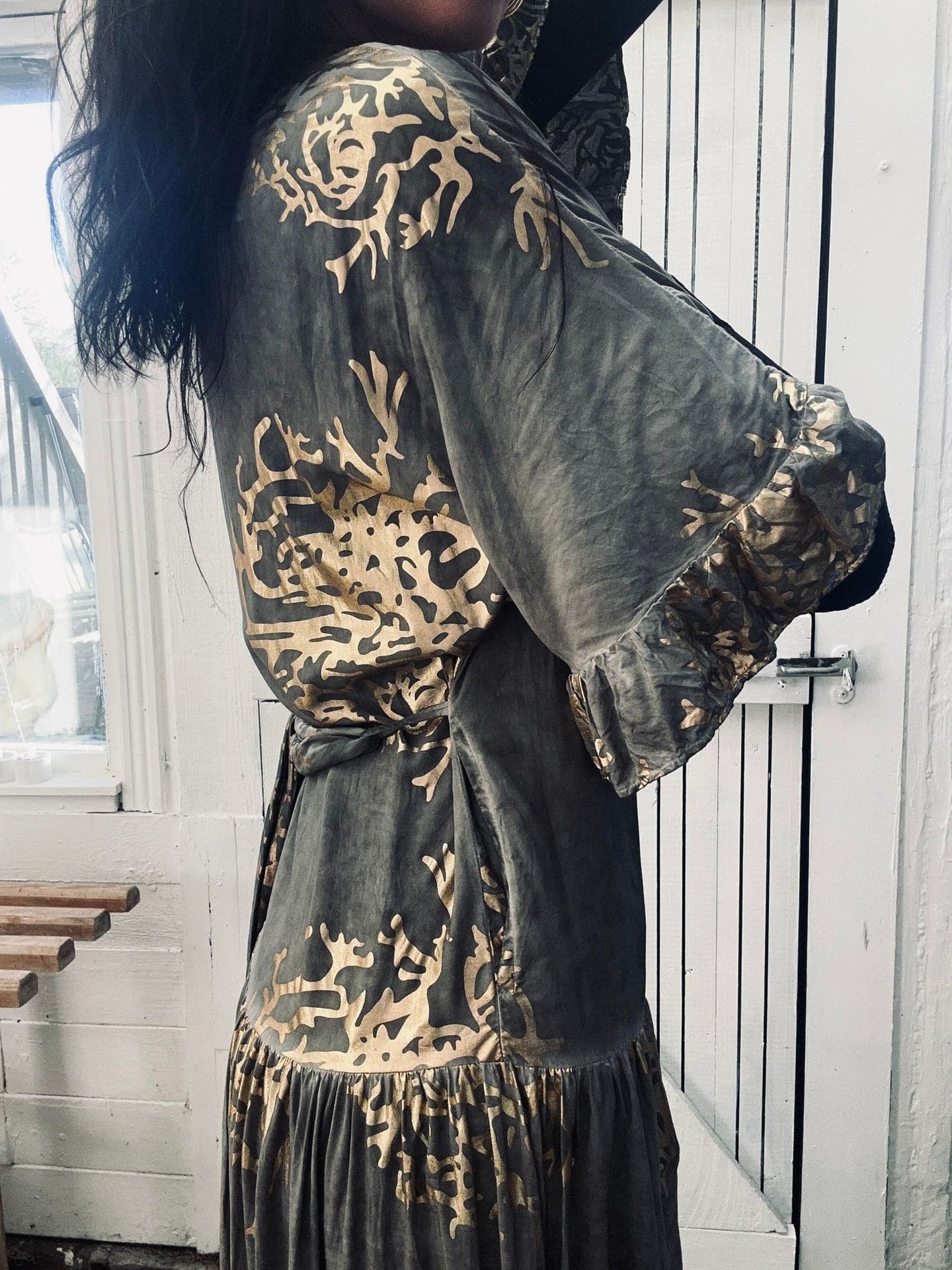 Kimono – Stone / Gold - VIAMAJA.DK