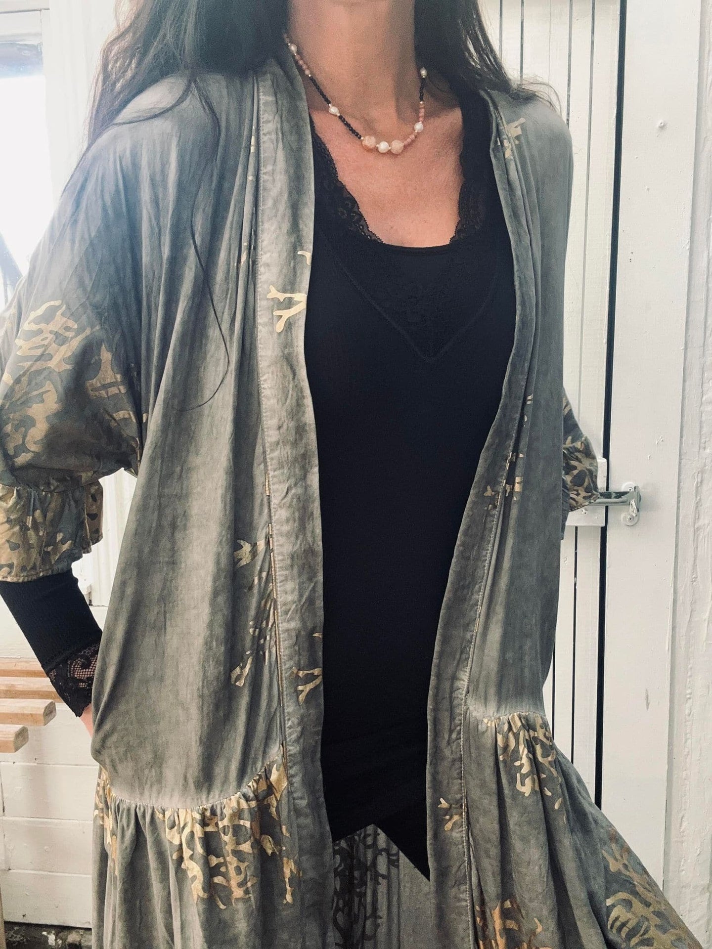 Kimono – Stone / Gold - VIAMAJA.DK