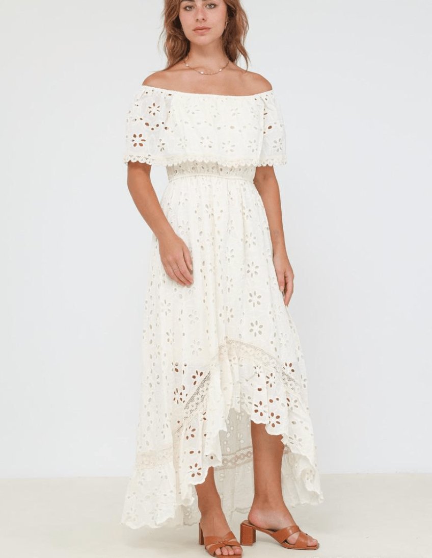 Kjole Melena Beige - VIAMAJA.DK