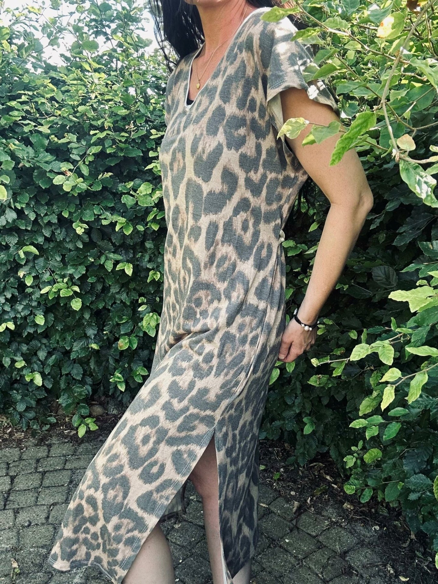 Kjole Soft leopard - VIAMAJA.DK