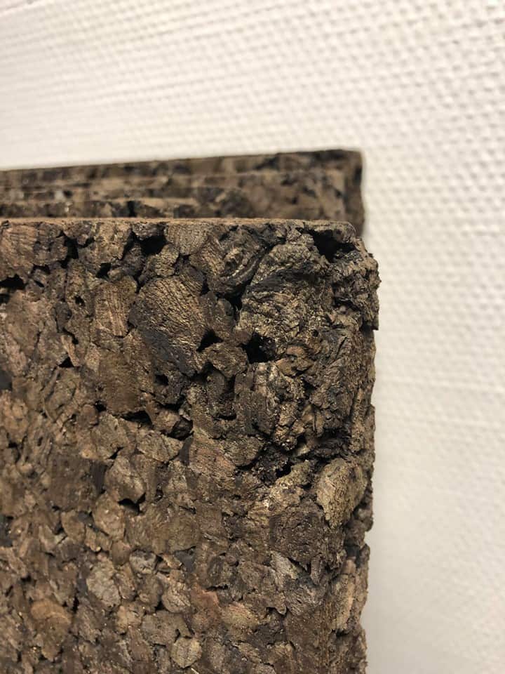 korkplade / 2. Sortering - Brændt - 50x100 cm - VIAMAJA
