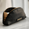 Kosmetiktasche aus weichem Leder