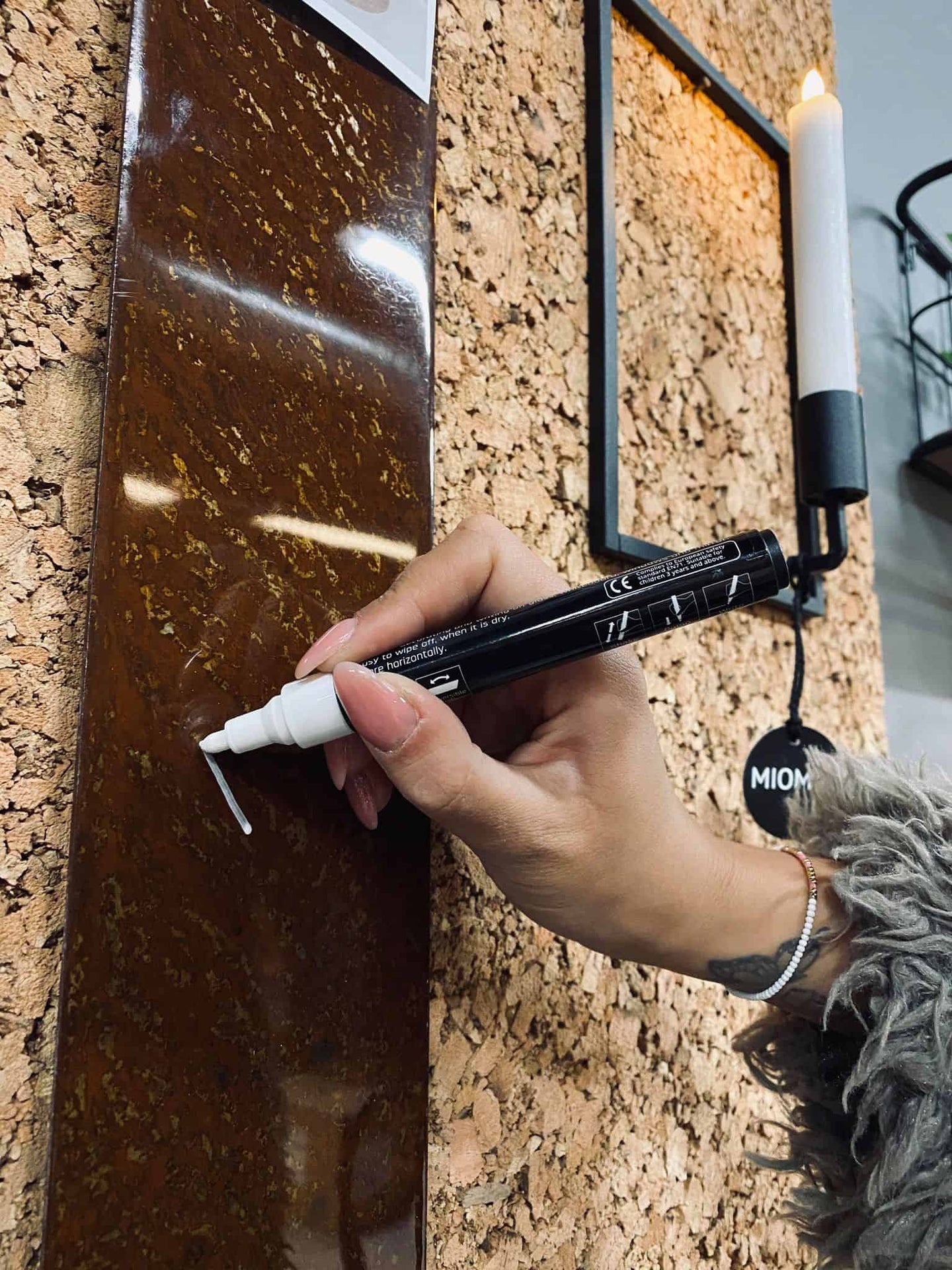 Kridt marker- 2 mm // Hvid - VIAMAJA.DK
