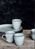Tasse von House Doctor - Grau/Blau Keramik