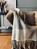 Kuscheliges, warmes Plaid - Braun / Natur