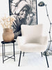 Sessel aus Kunstlammfell - ABHOLANGEBOT