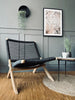 Sessel Teak Black - Für Innen- und Außenbereich geeignet