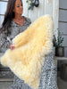Schaffell aus Neuseeland – Dark Honey 60x90cm