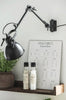 Lampe 2-arm zur Wandmontage, schwenkbar