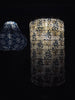 Zylinderlampe mit Solarzellen – Flower Beige