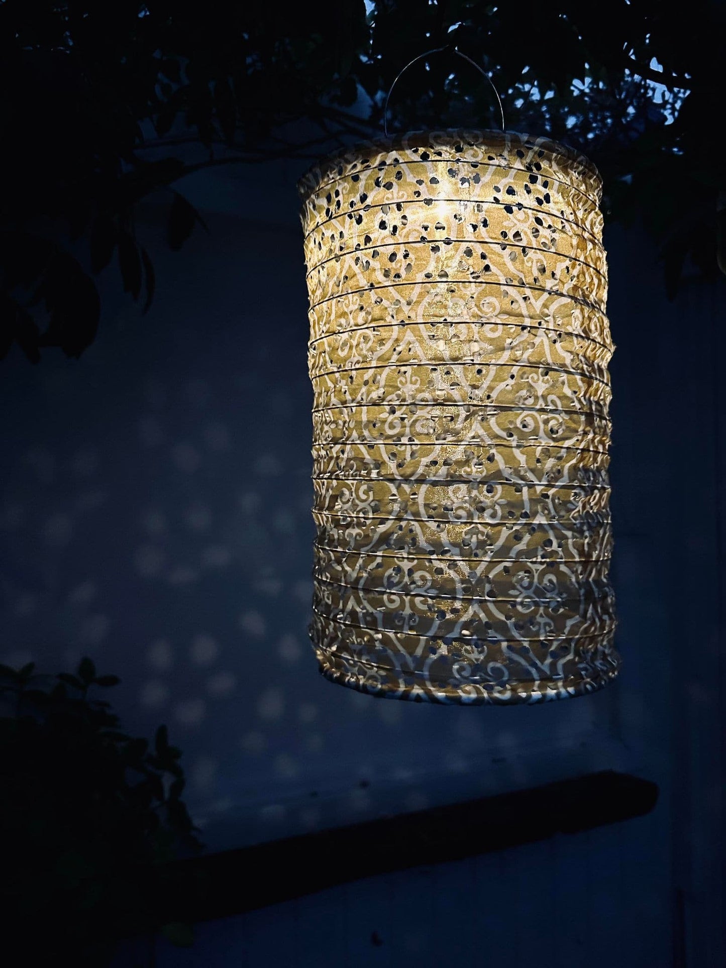 Lampe cylinder med solceller - SUMMER GOLD - VIAMAJA.DK