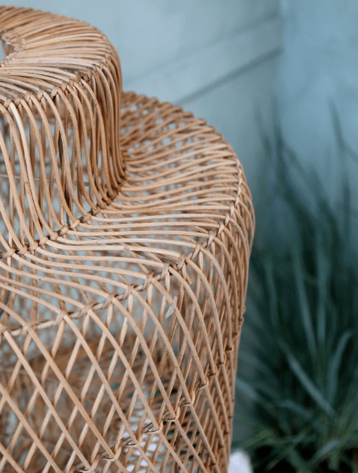 Lampe i rattan - BIG SIZE - VIAMAJA.DK