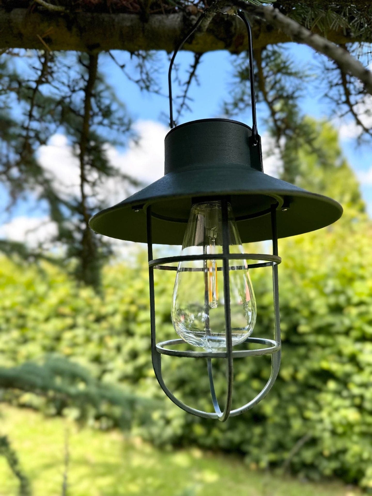 Lampe med solceller - Oliven factory - VIAMAJA.DK