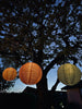 Lampe mit Solarzellen – Orange