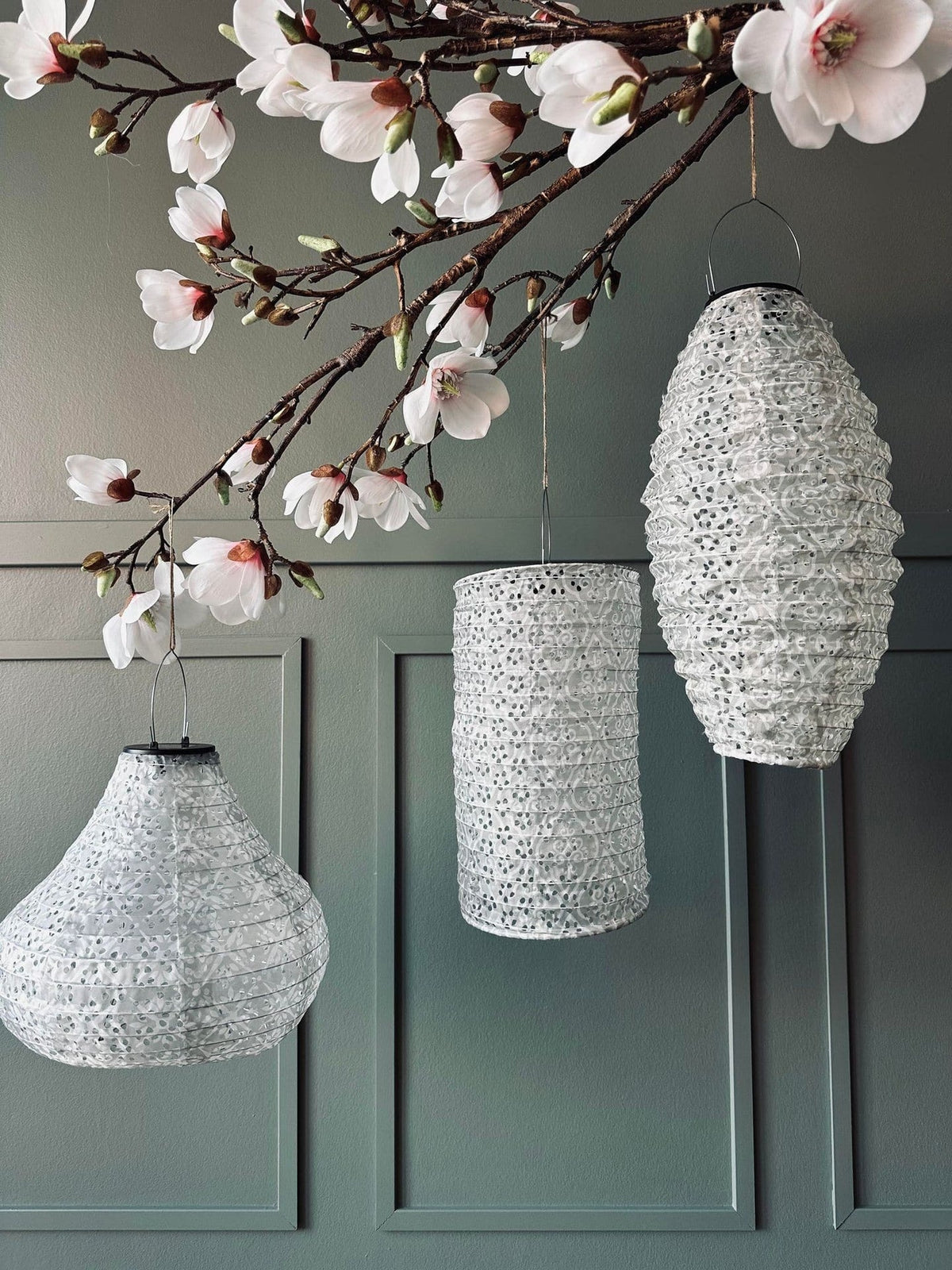 Lampe med solceller Pear – SUMMER WHITE - VIAMAJA.DK