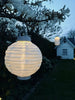 Lampe mit Solarzellen – White ball