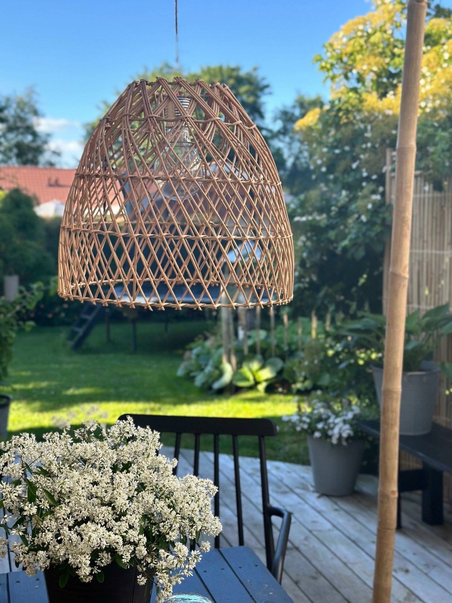 Lampeskærm Rattan - VIAMAJA.DK