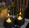 Laterne Black Set mit 2 Stk