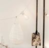Laterne, Drop, Weiß 30CM