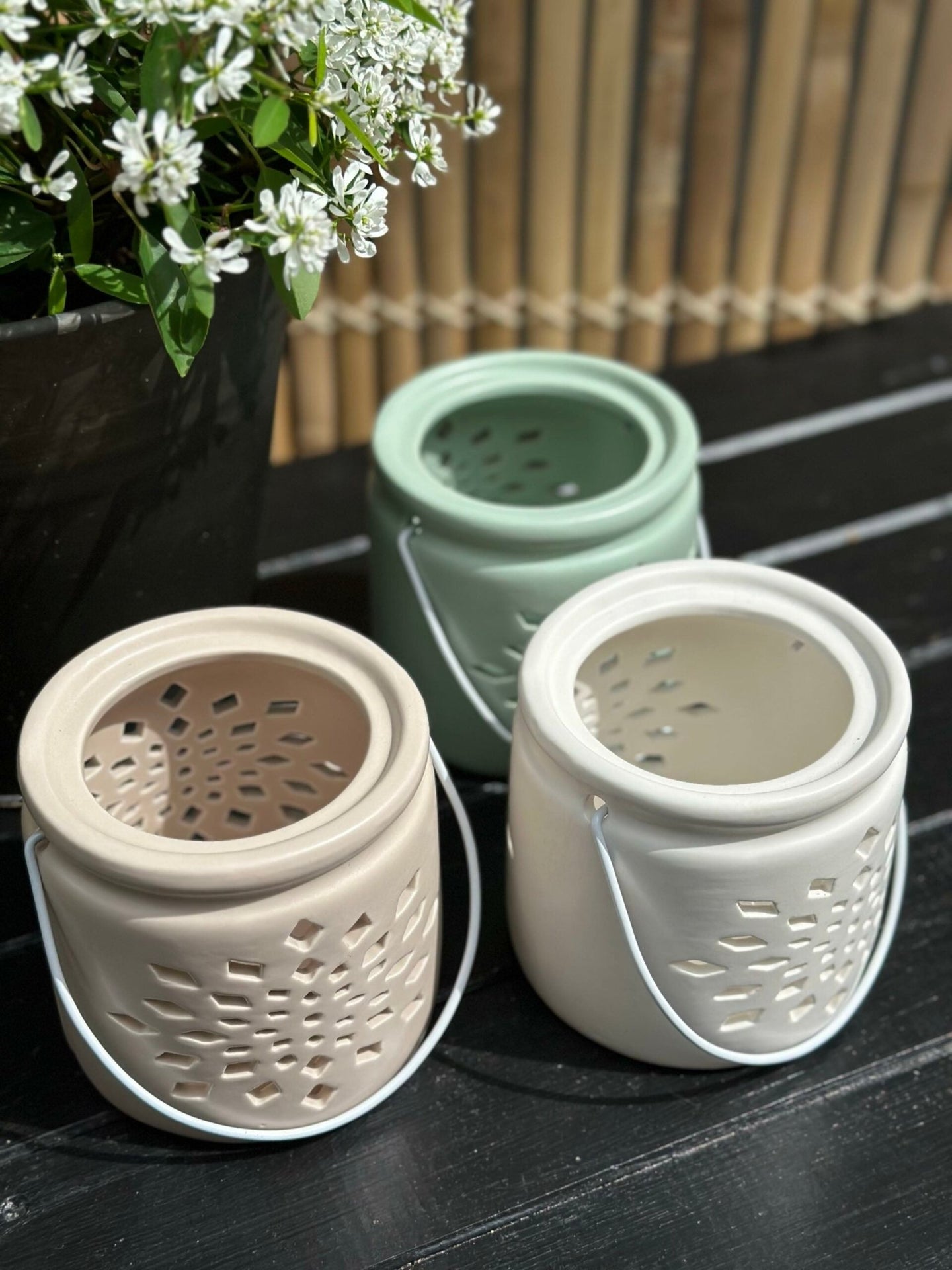 Lanterne keramik mix - VIAMAJA.DK