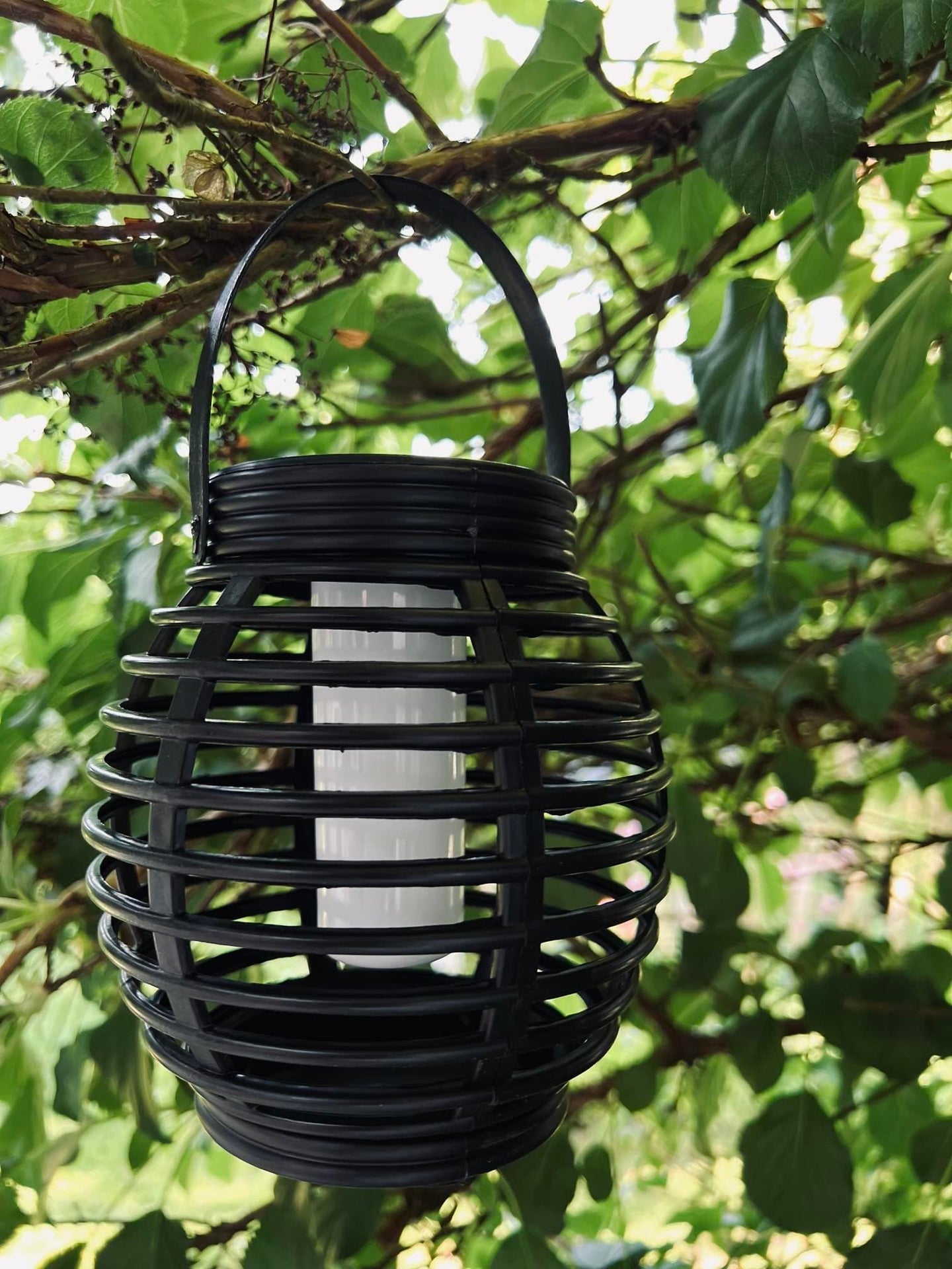 Lanterne med solceller – Mellem TILBUD med 2 stk - VIAMAJA.DK