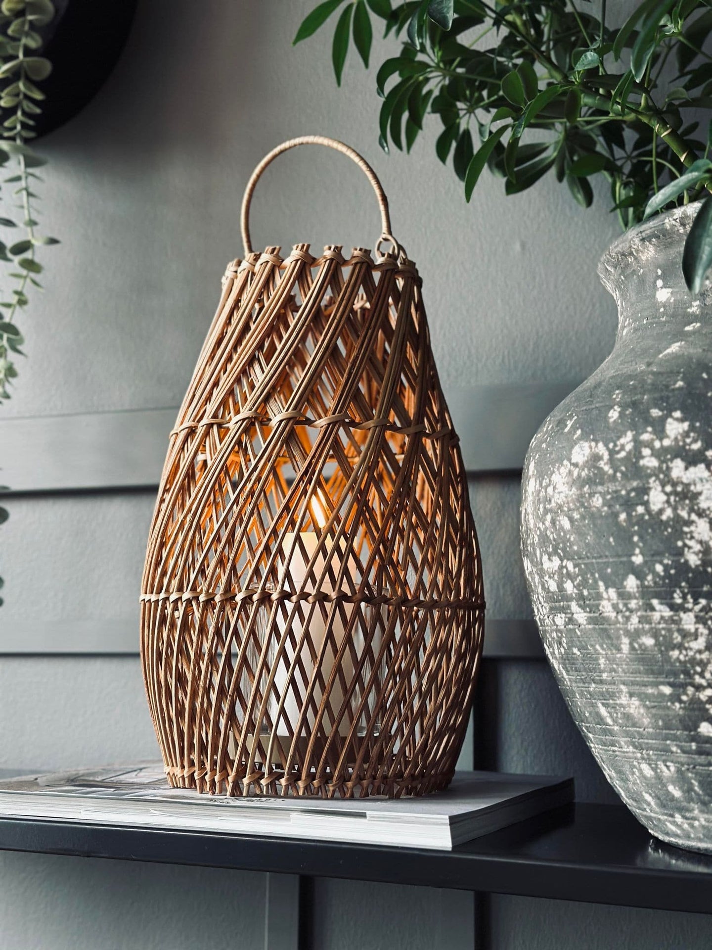 Lanterne Rattan - Håndlavet - VIAMAJA.DK