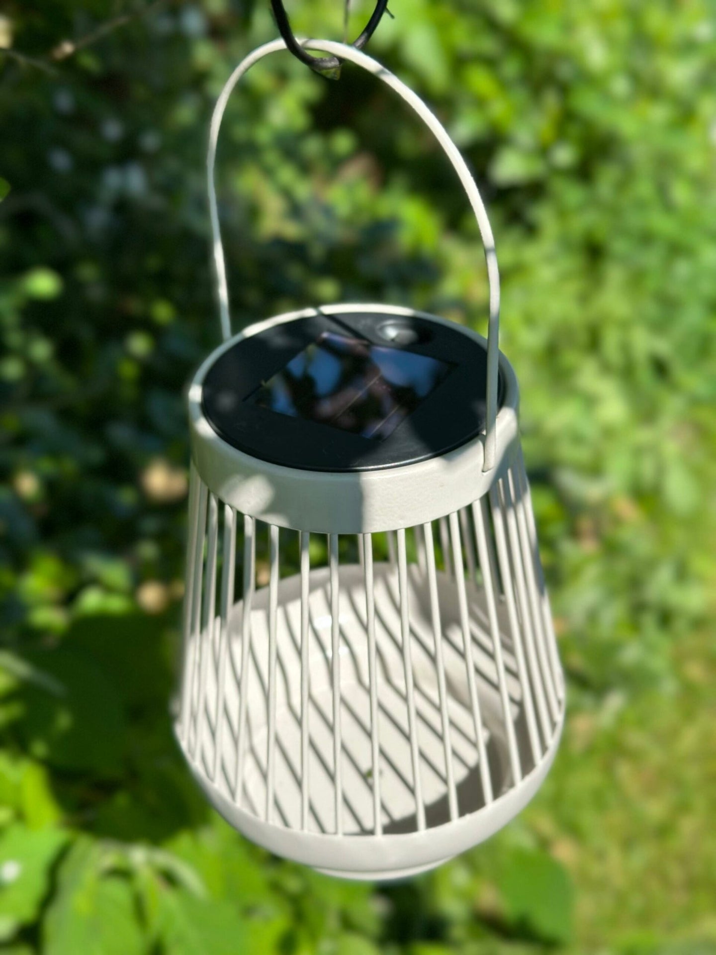 Lanterne ZANDA med solceller – Creme - VIAMAJA.DK