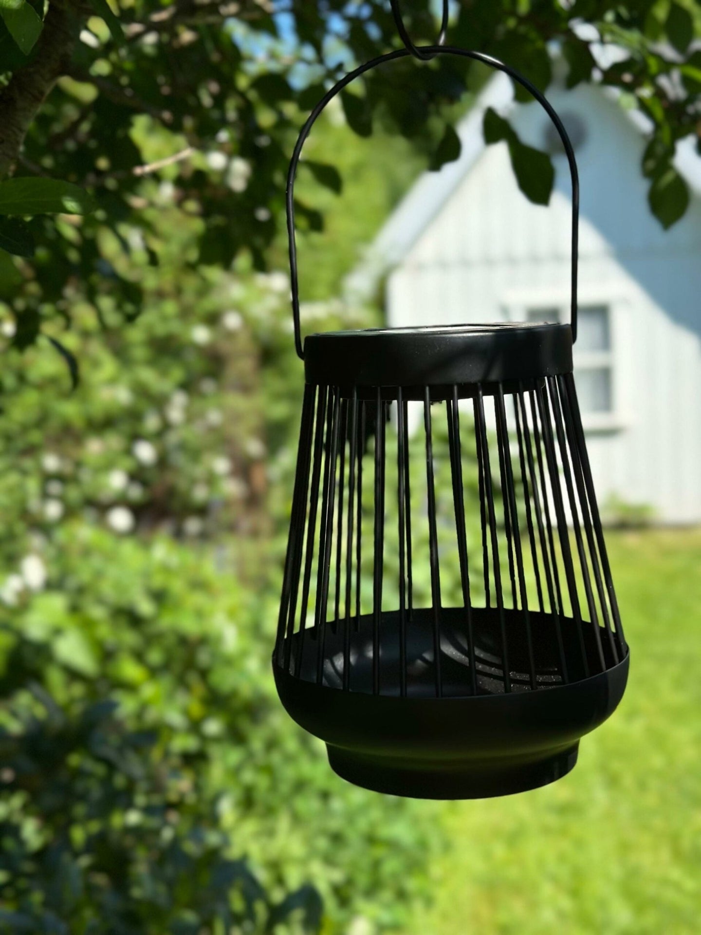 Lanterne ZANDA med solceller – Sort - VIAMAJA.DK