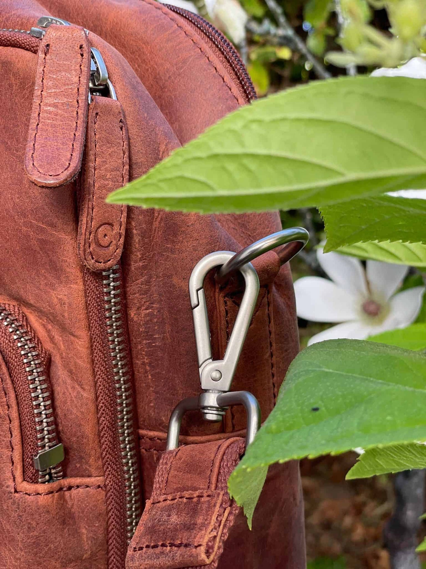 Laptop taske - Cognac recycling - VIAMAJA.DK