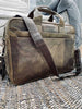 Laptop-Tasche MELLO – Olivenleder –
