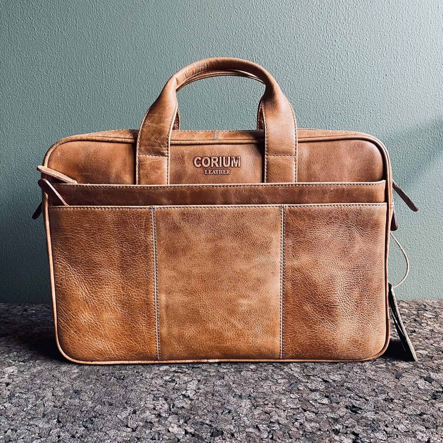 Laptop Taske MELLO – Vintage Brun skind - VIAMAJA.DK