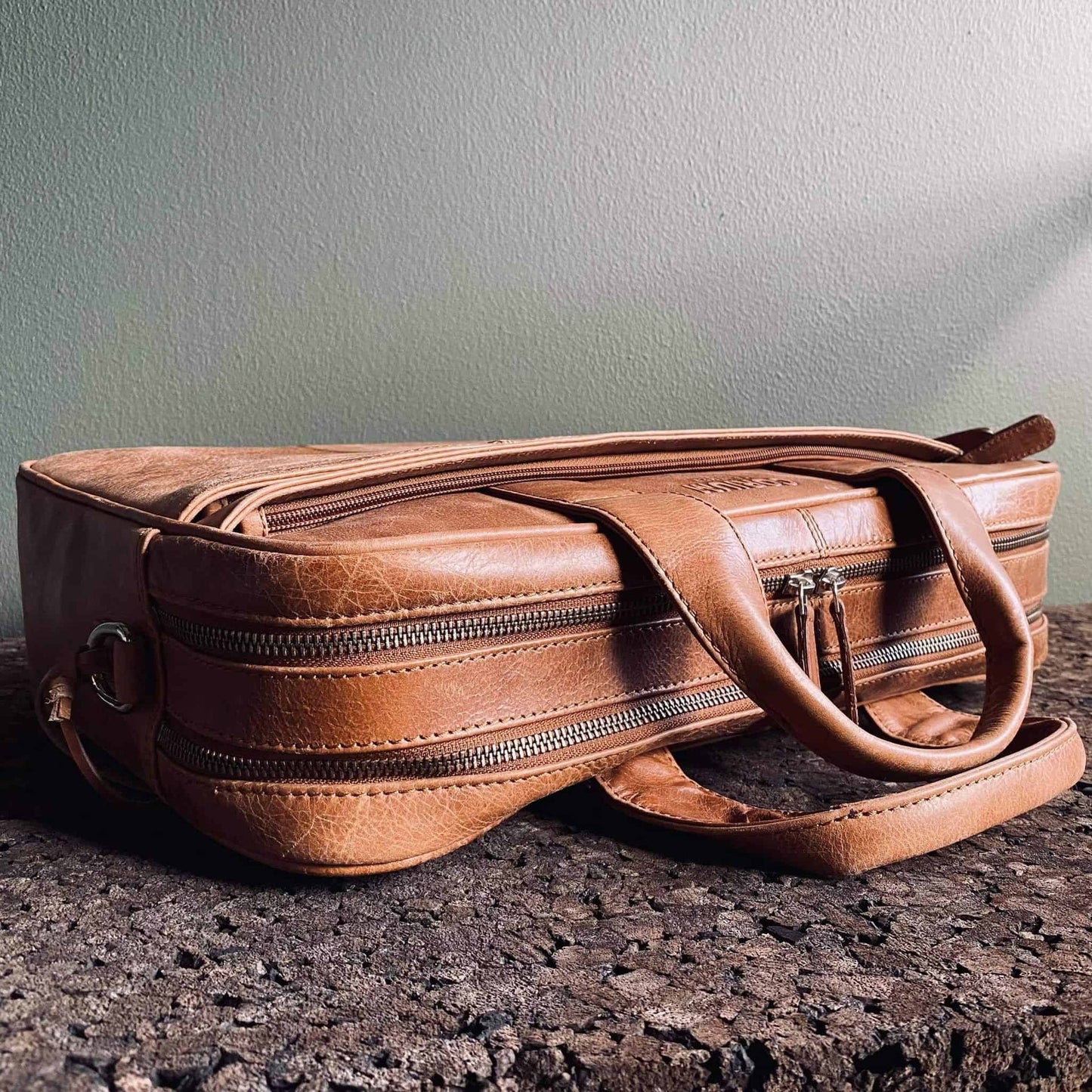 Laptop Taske MELLO – Vintage Brun skind - VIAMAJA.DK
