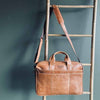 Laptop-Tasche MELLO – Vintage braunes Leder